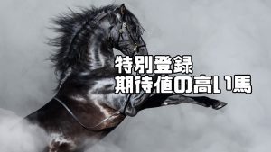 特別登録期待値の高い馬 9月3日~9月4日